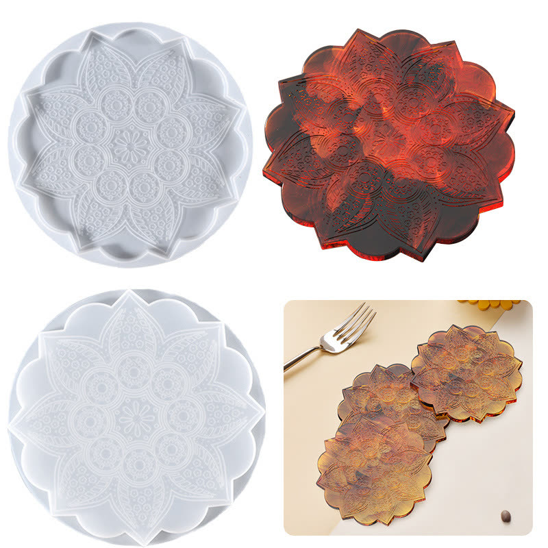 Mandala Coaster Mold (WYD-671)