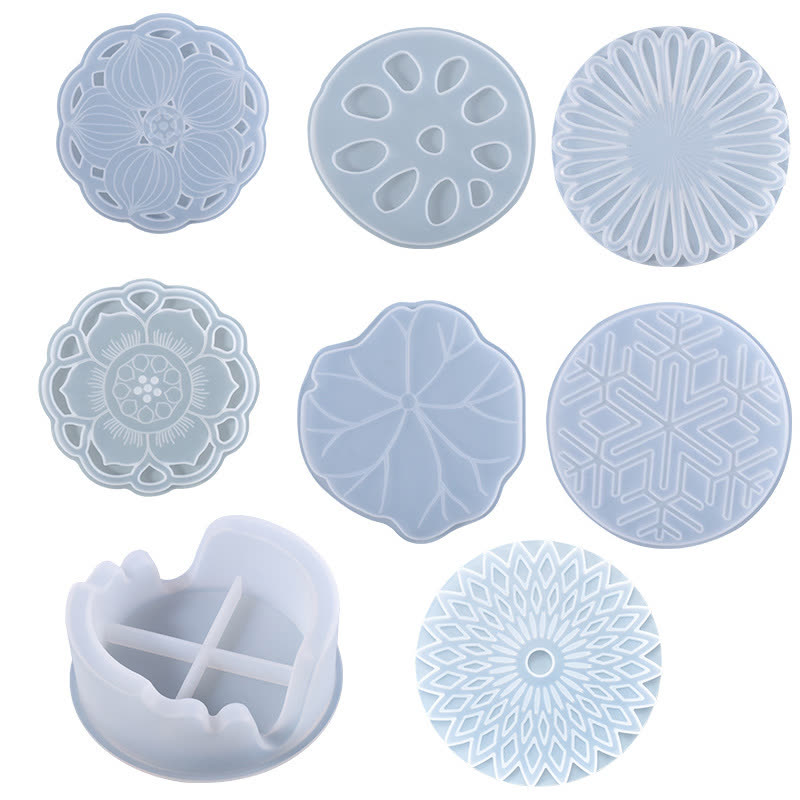 Mandala Pad Coaster Mold (WYD-693)