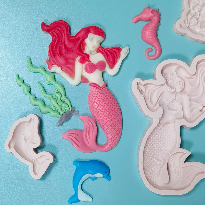 Mermaid Fondant Mold (WYD-544)