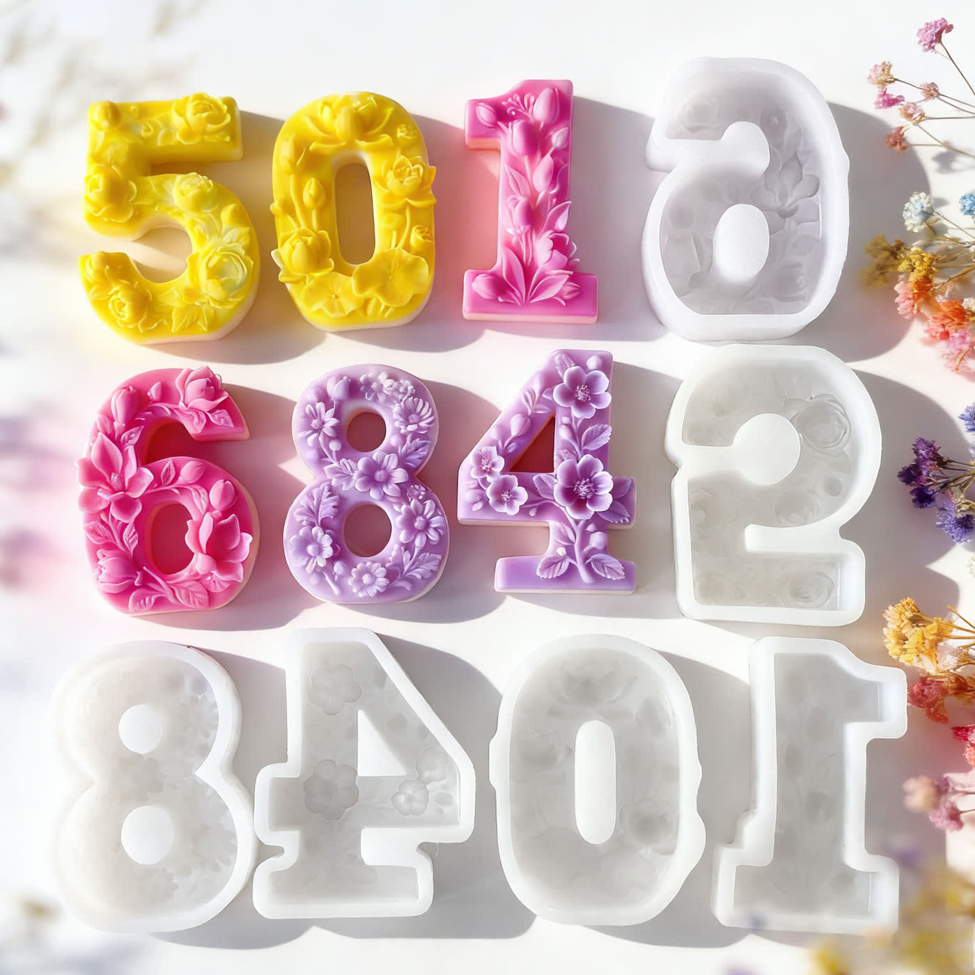 Number Birthday Candle Mold (WYD-129)