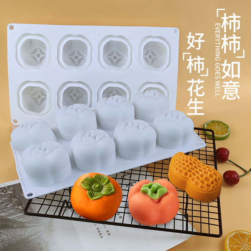 Persimmon Mooncake Mold (WYD-579)