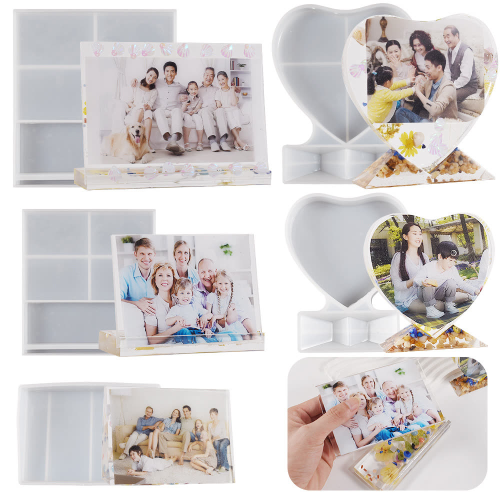 Picture Frame Heart Resin Mold (WYD-326)