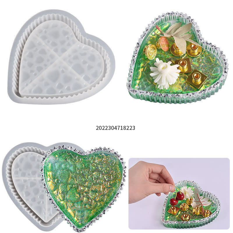 Plate Heart Tray Mold (WYD-698)