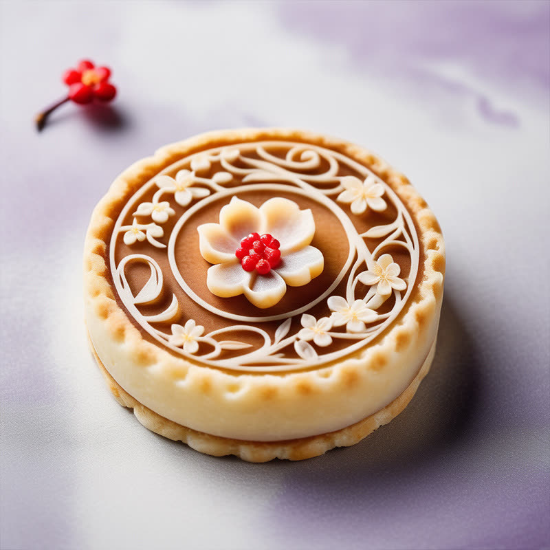 Plum Blossom Mooncake Mold (WYD-587)