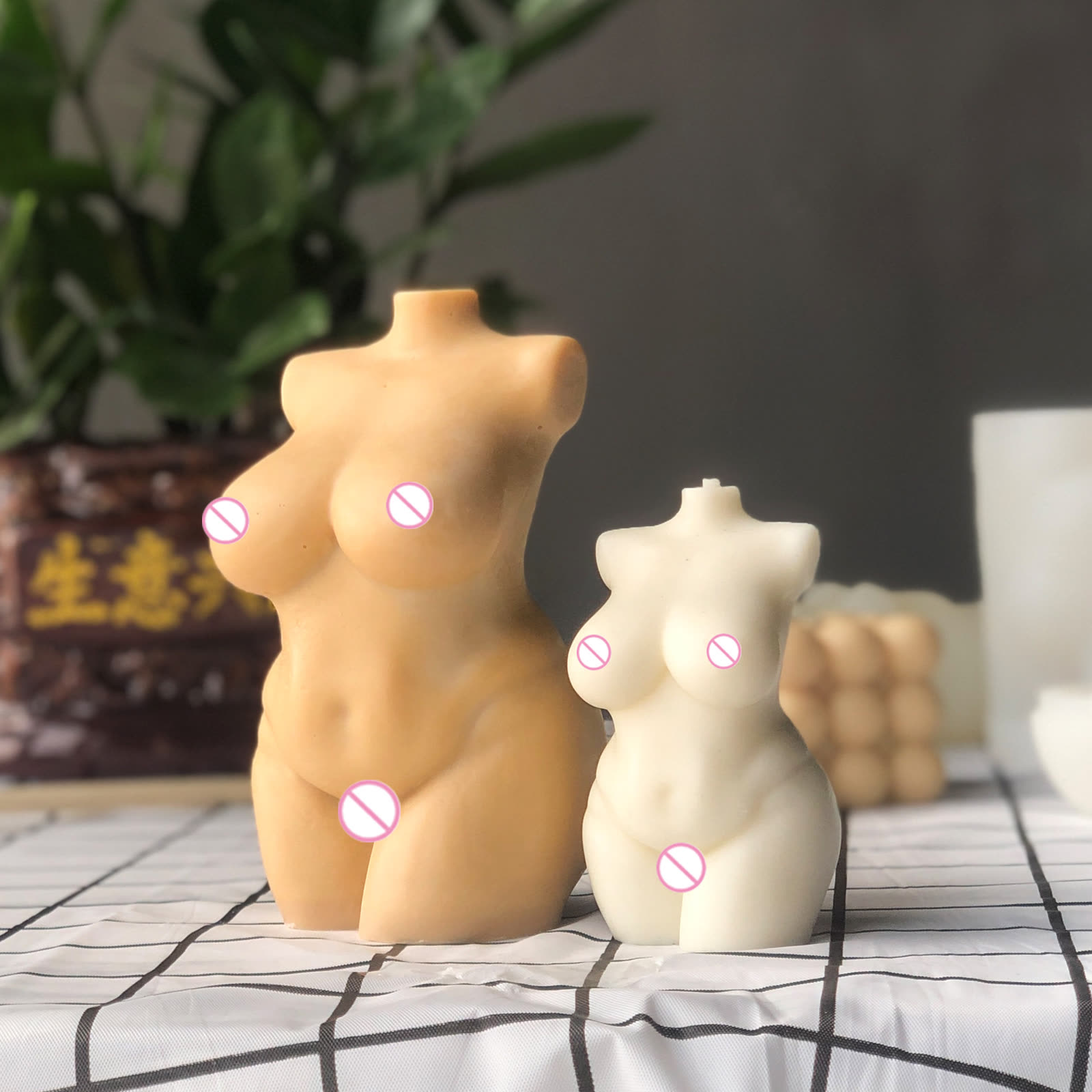 Plump Woman Human Figure Candle Mold (WYD-126)