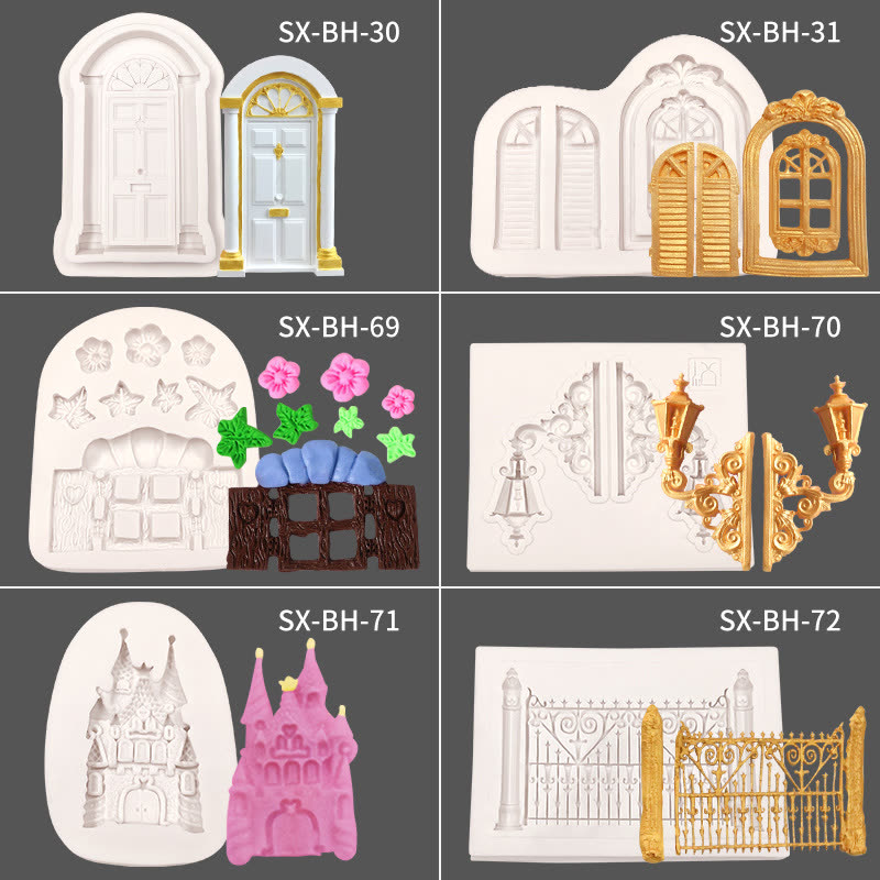 Princess Castle Fondant Mold (WYD-554)