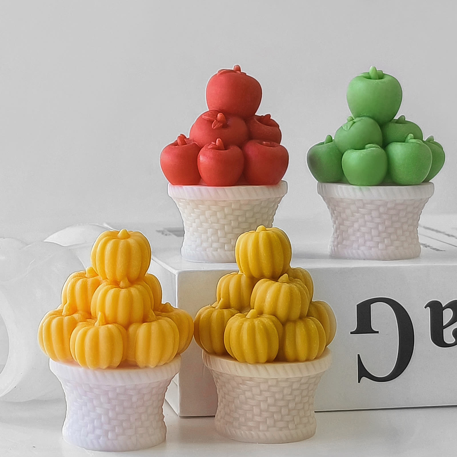 Pumpkin Basket Candle Mold (WYD-051)