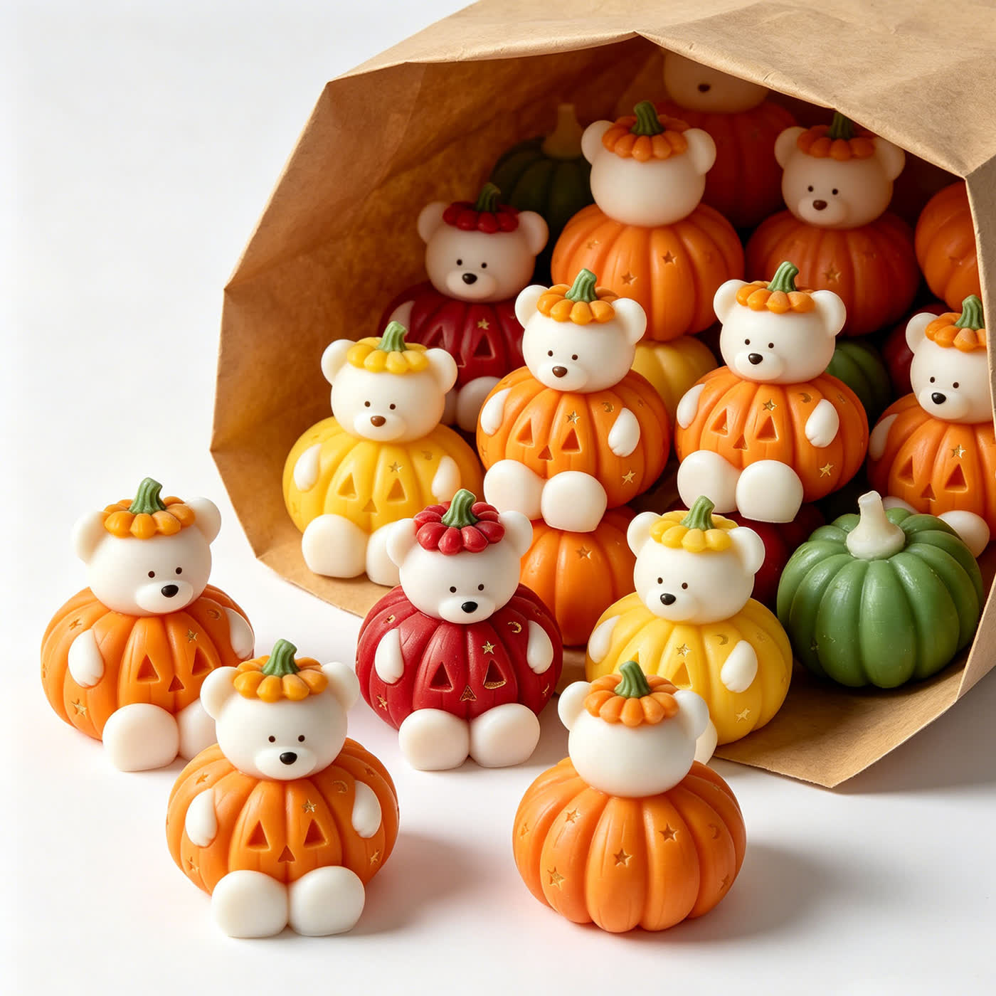 Pumpkin Bear Candle Mold (WYD-068)