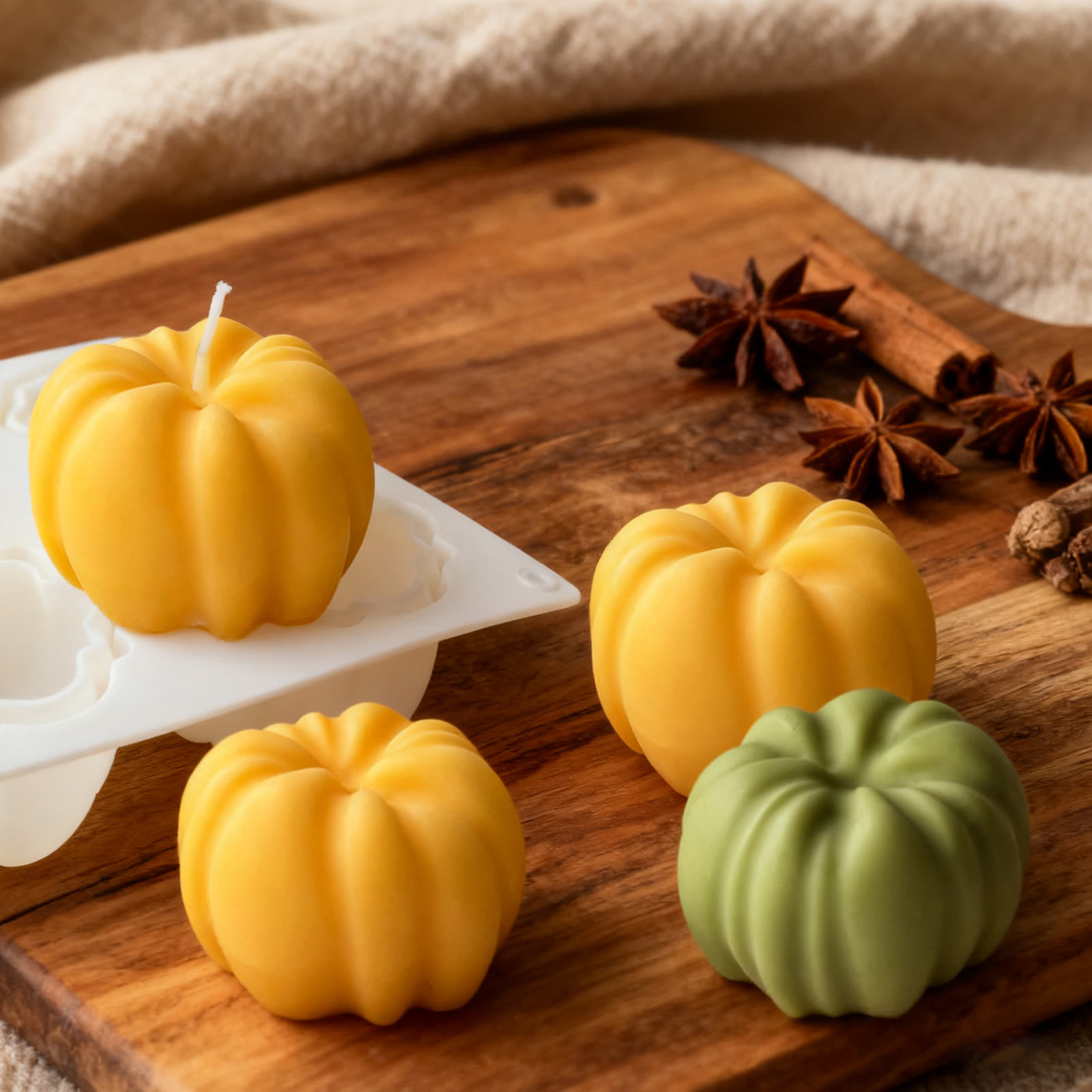 Pumpkin Halloween Candle Mold (WYD-001)