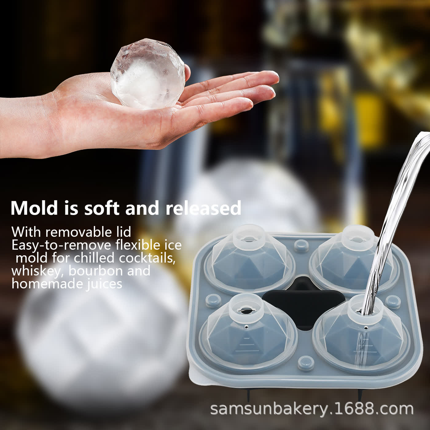 Rose Ice Cube Tray (WYD-636)