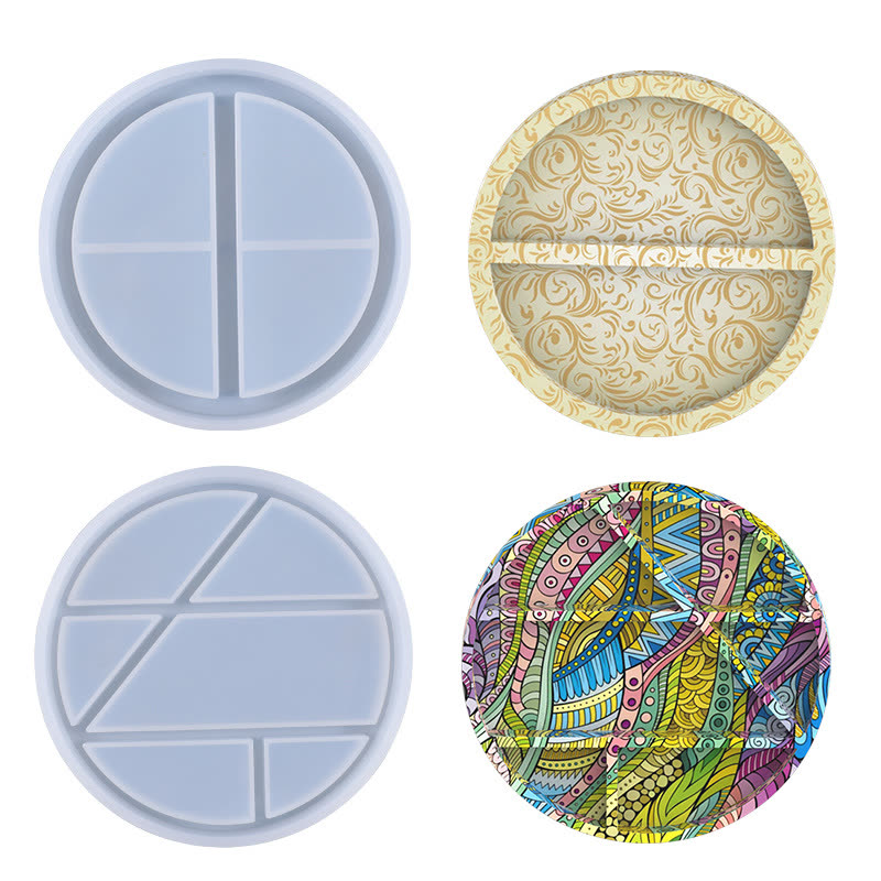 Round Grid Spacer Storage Tray Storage Box Mold (WYD-734)