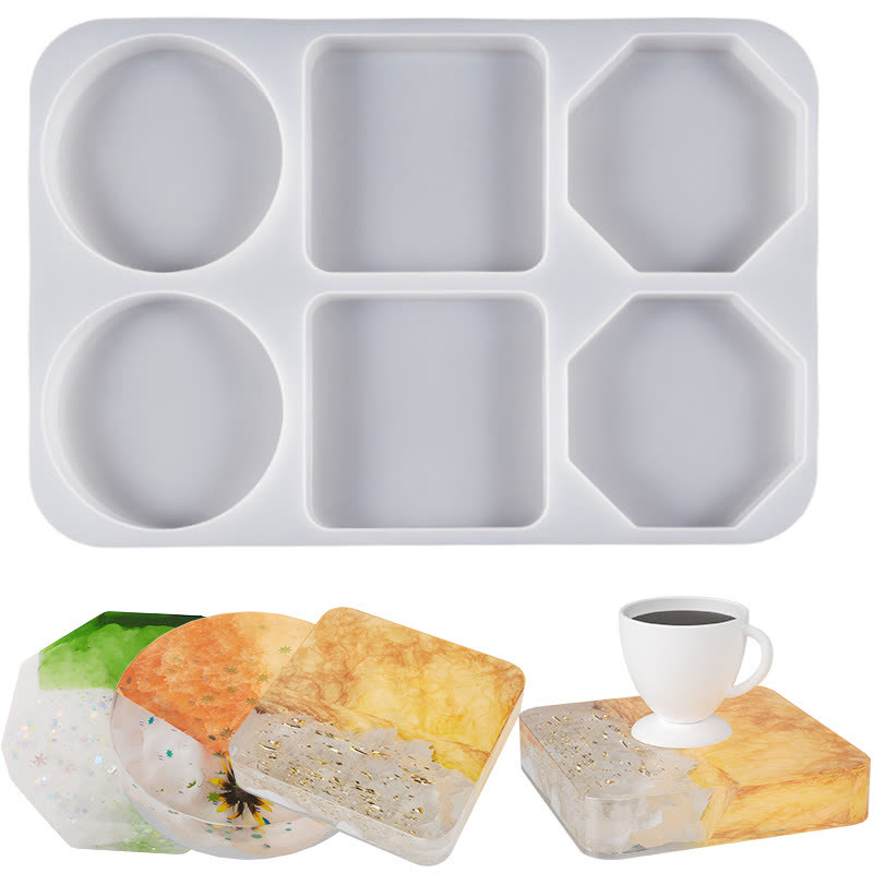 Round Square Coaster Mold (WYD-666)