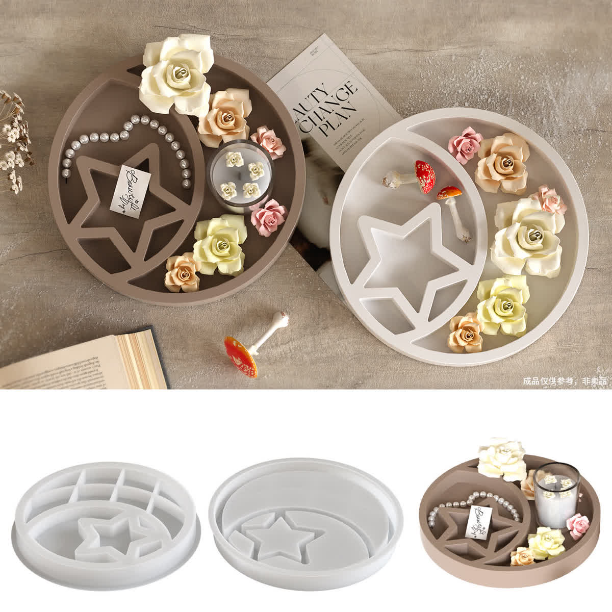 Round Star Gypsum Mold (WYD-188)