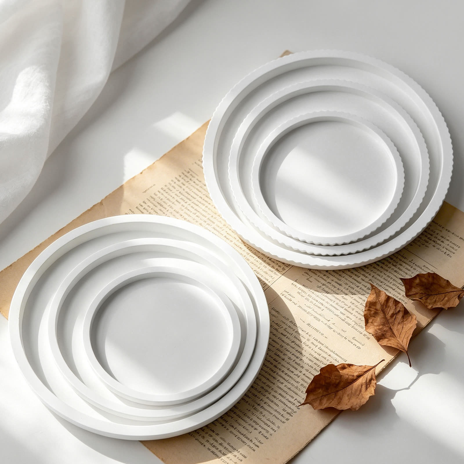 Round Storage Tray Gypsum Mold (WYD-237)