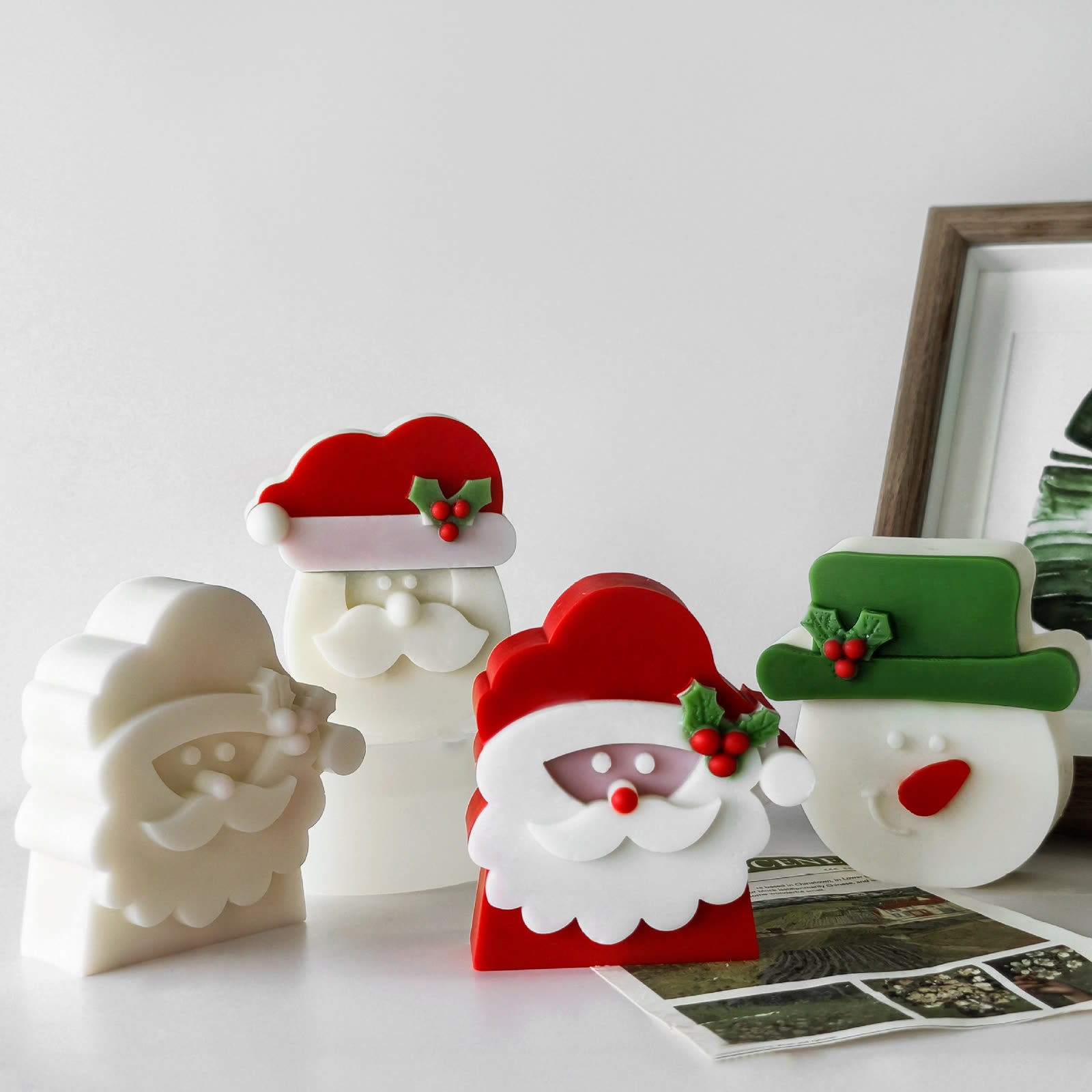Santa Christmas Candle Mold (WYD-151)