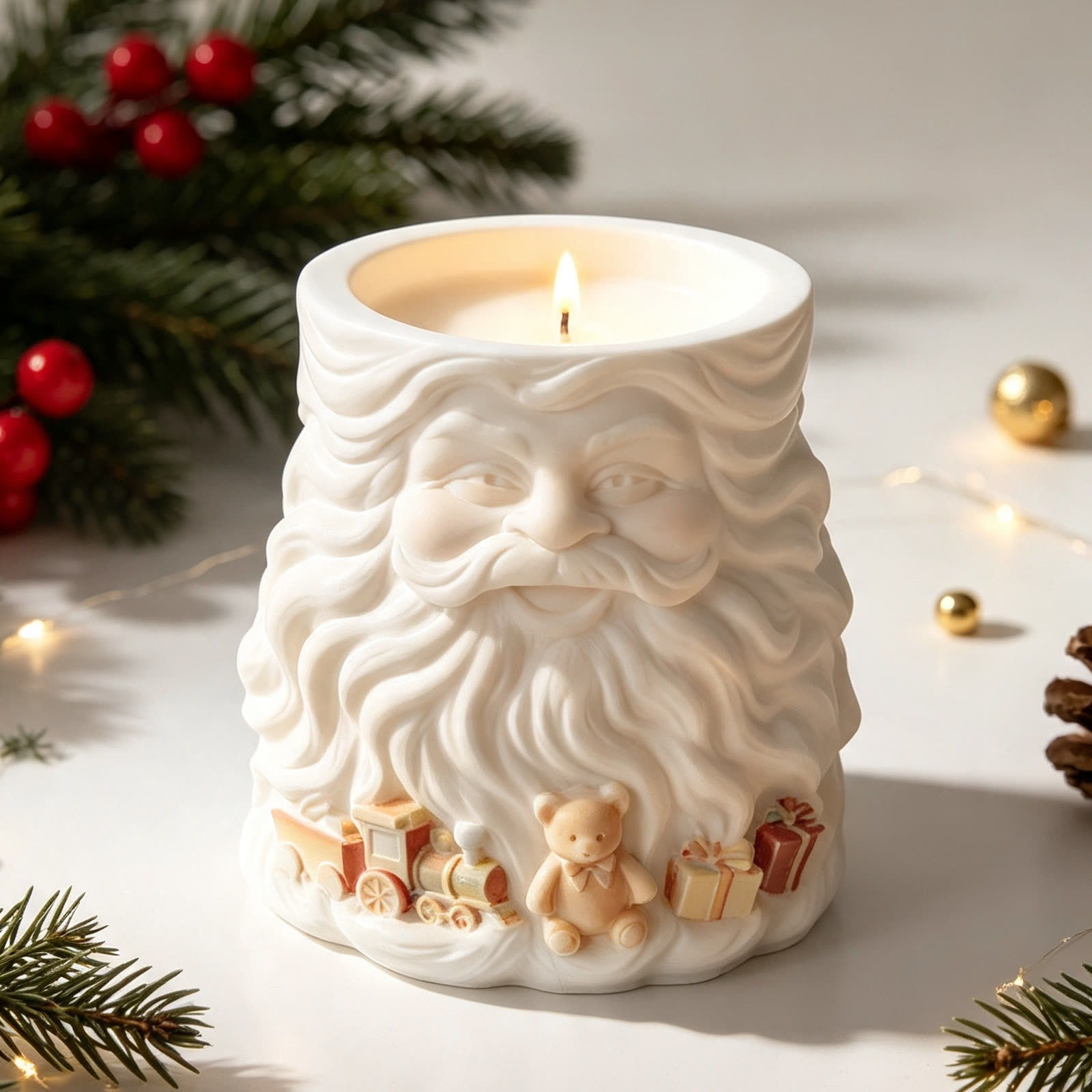 Santa Cup Candle Mold (WYD-110)