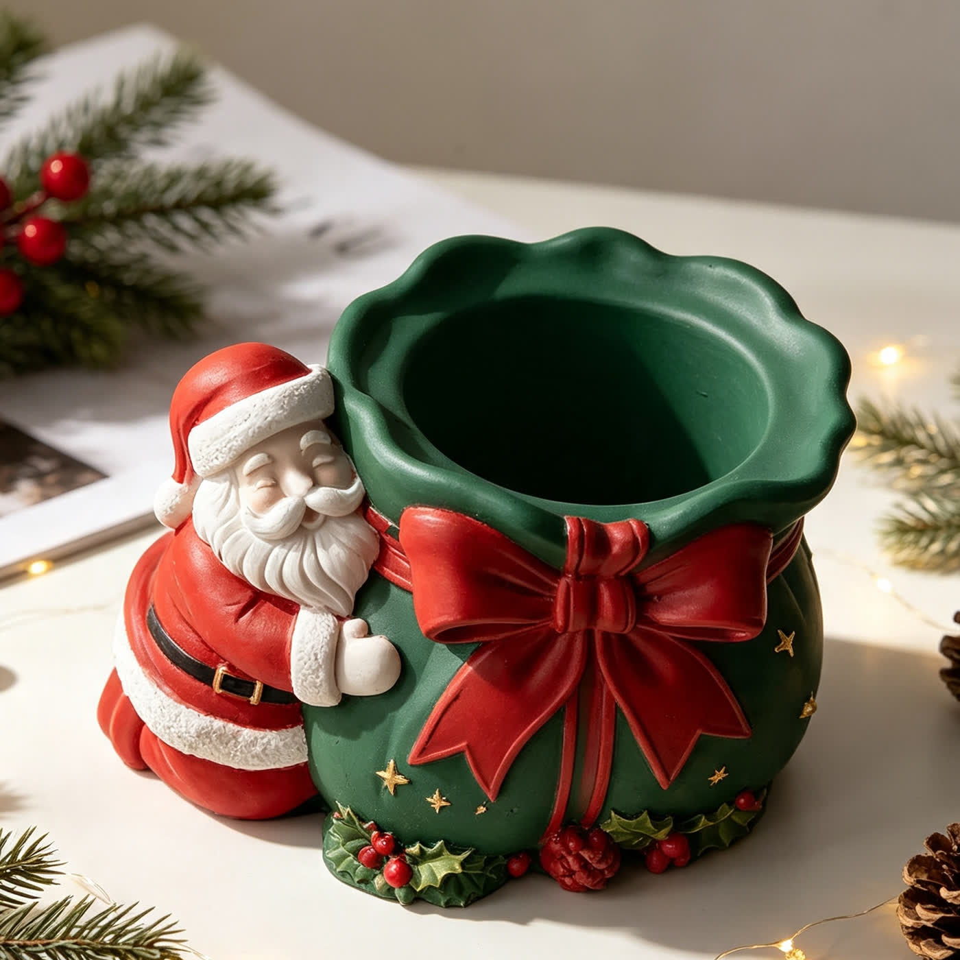 Santa Gift Bag Candle Mold (WYD-047)