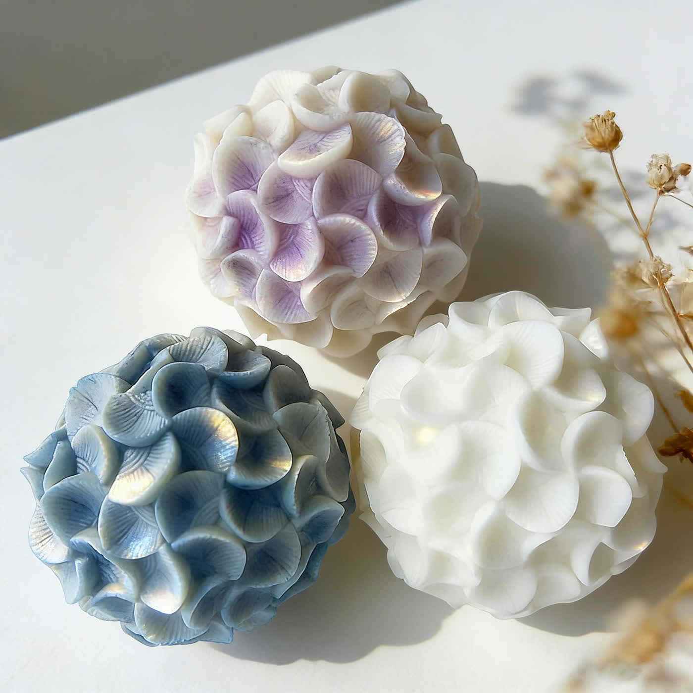 Scallop Flower Ball Candle Mold (WYD-031)