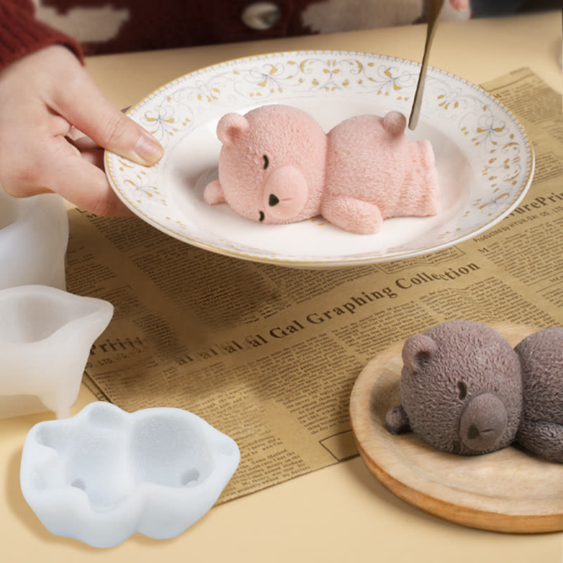 Sleeping Bear Mousse Cake Mold (WYD-451)