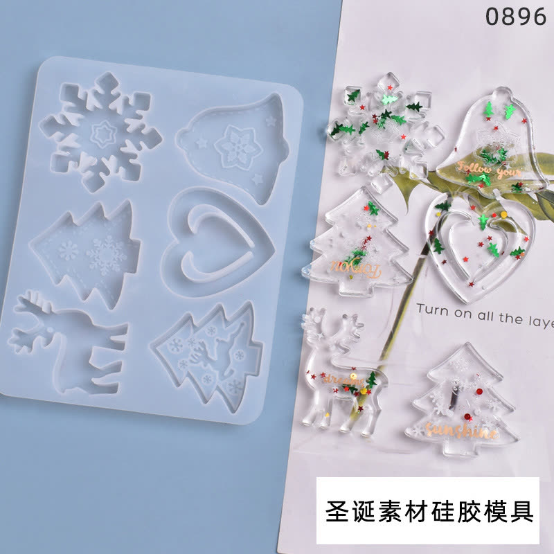 Snowflake Bell Pendant Mold (WYD-368)