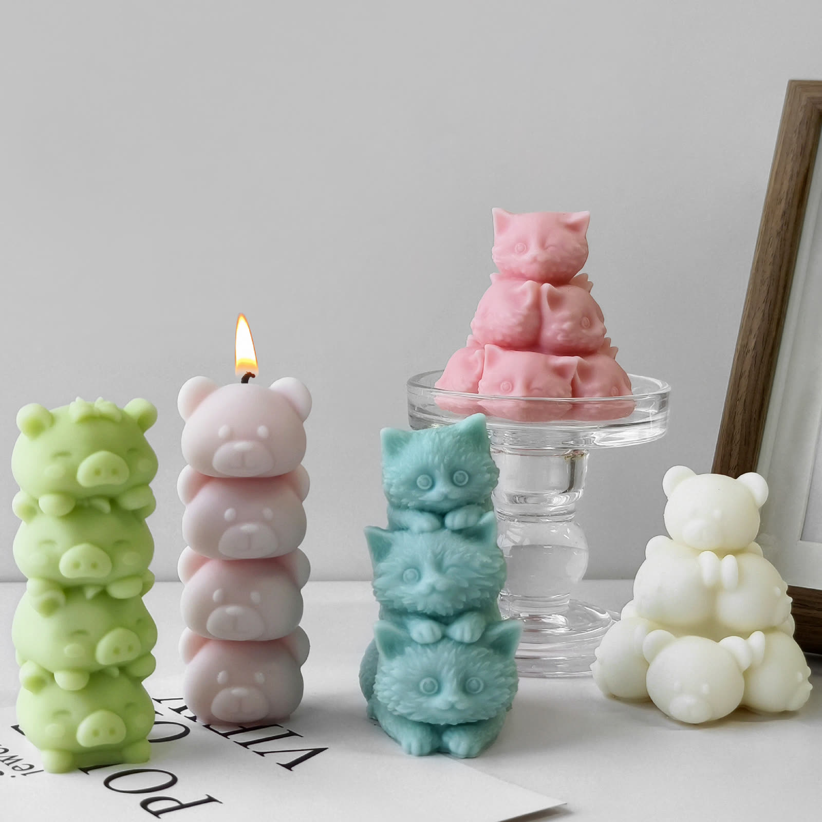 Stacking Animal Candle Mold (WYD-138)