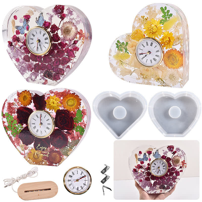Standing Clock Geometric Resin Mold (WYD-307)