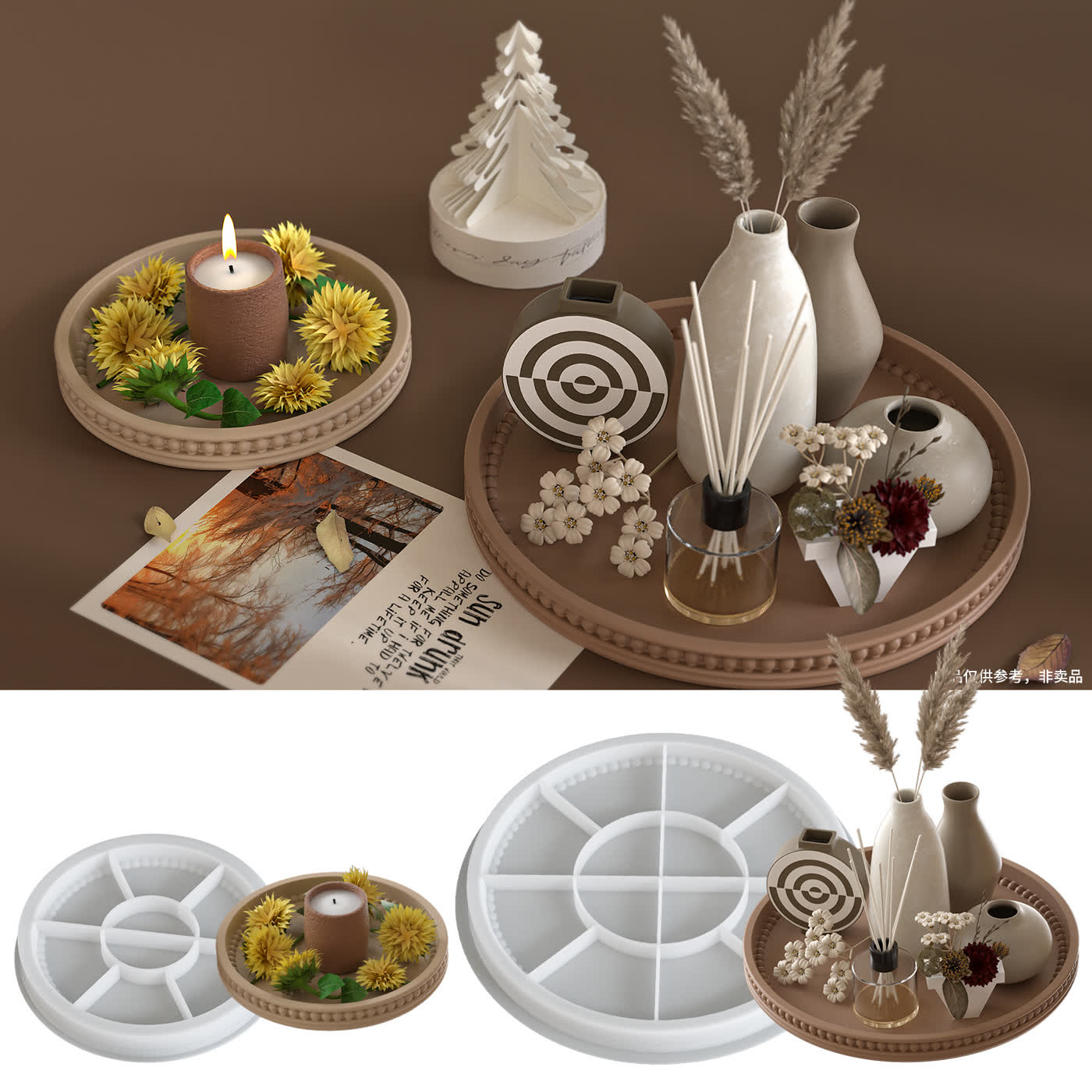 Storage Box Tray Gypsum Mold (WYD-221)