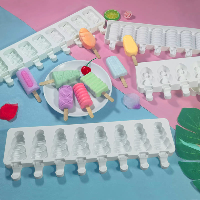 Striped Christmas Tree Ice Cream Mold (WYD-594)
