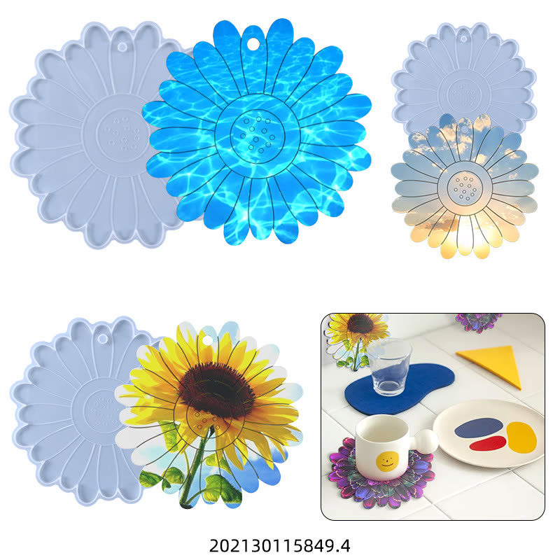 Sunflower Coaster Coaster Mold (WYD-682)