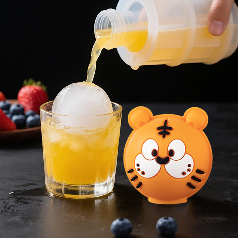 Tiger Head Ice Ball Cube Tray (WYD-654)
