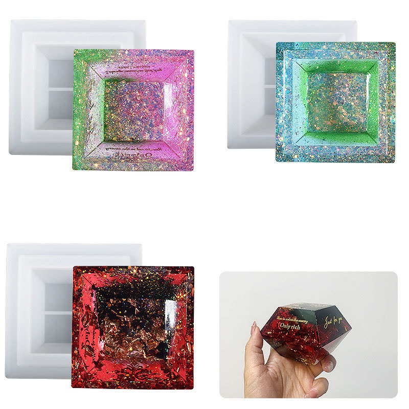 Trapezoid Half Pyramid Tray Mold (WYD-699)