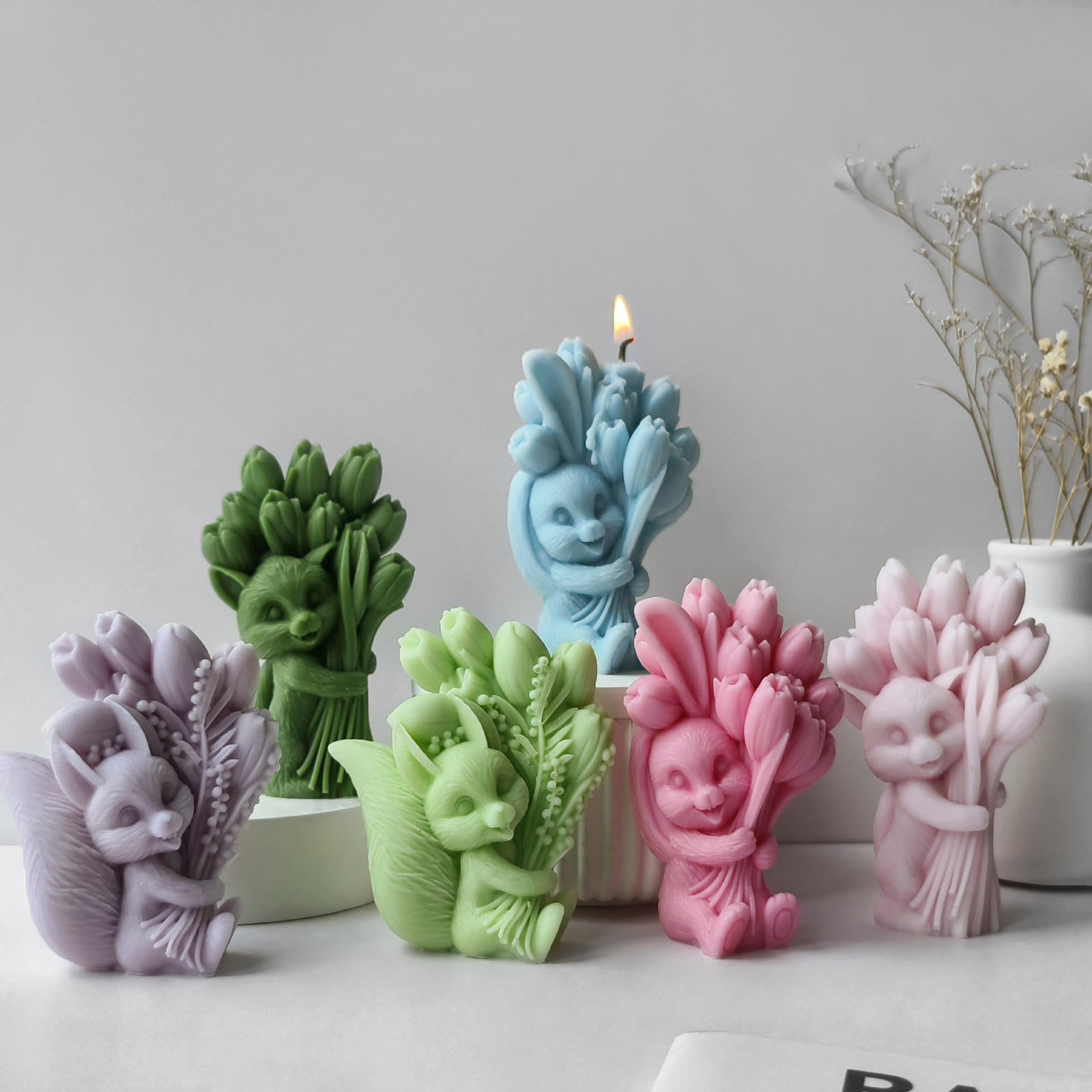 Tulip Bouquet Candle Mold (WYD-155)