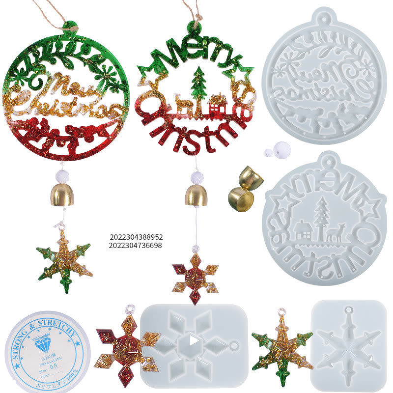 Wind Chime Reindeer Resin Mold (WYD-358)