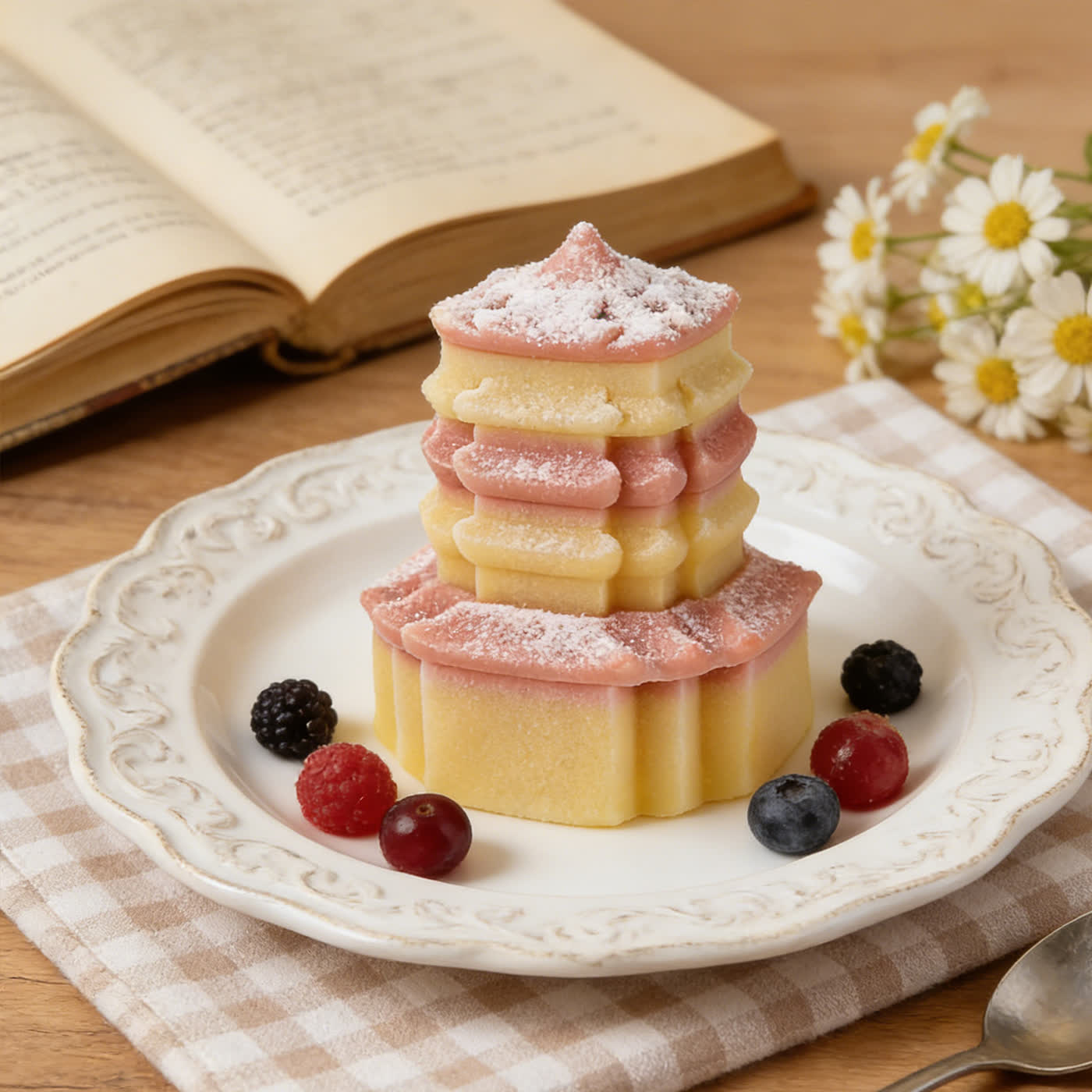 Yellow Crane Tower Mousse Cake Mold (WYD-480)