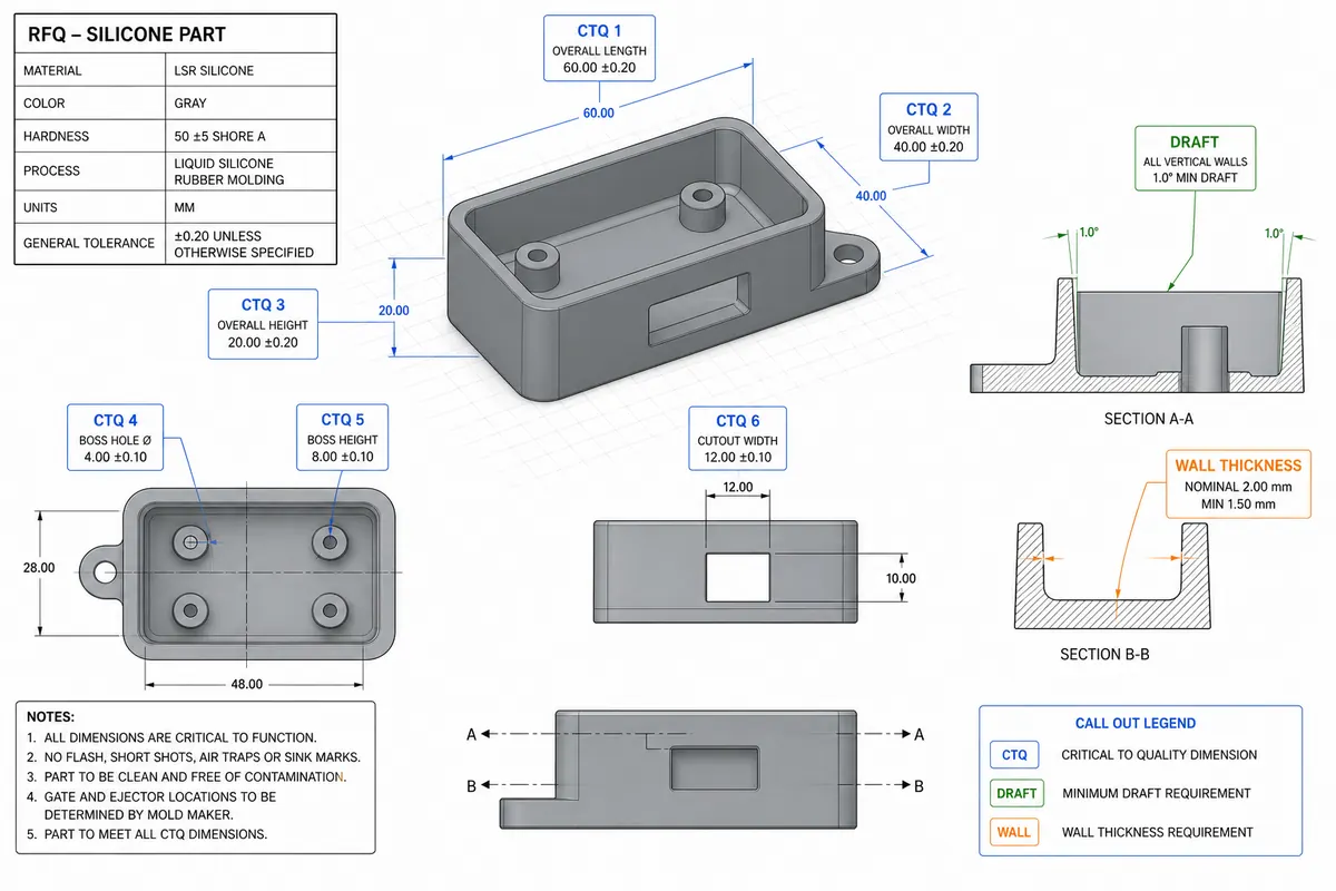 Product CTQ planning diagram