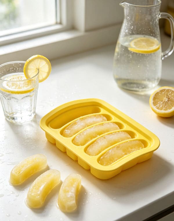 Custom silicone ice mold cavities