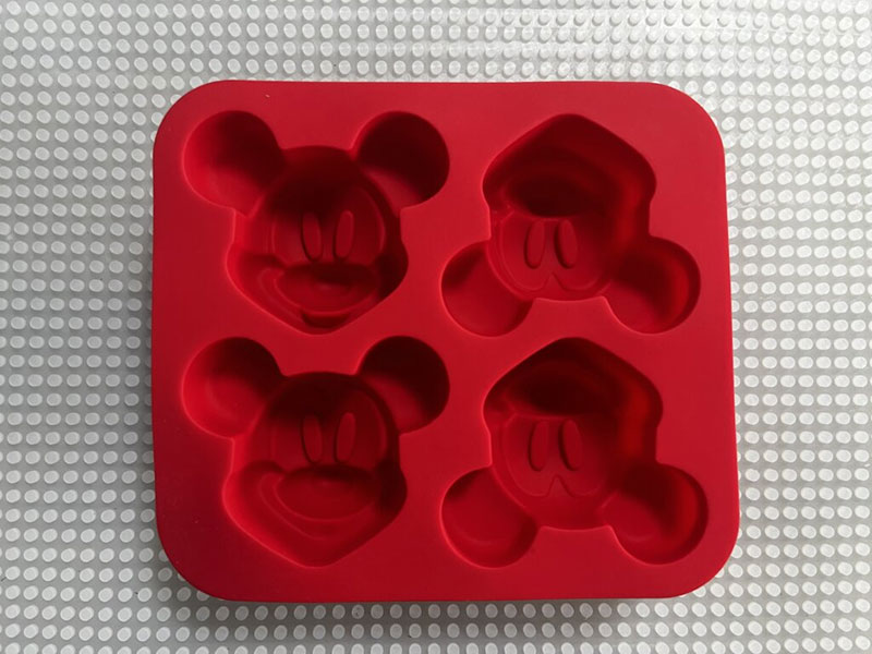 Silicone ice cube trays