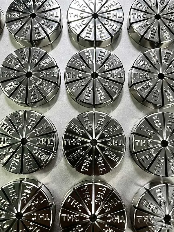 Machined metal tooling parts from a WYD silicone mold job