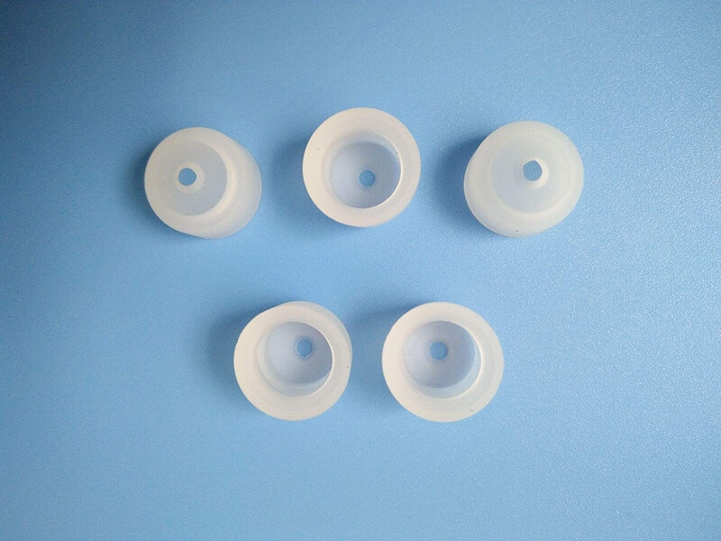 LSR injection molded silicone components