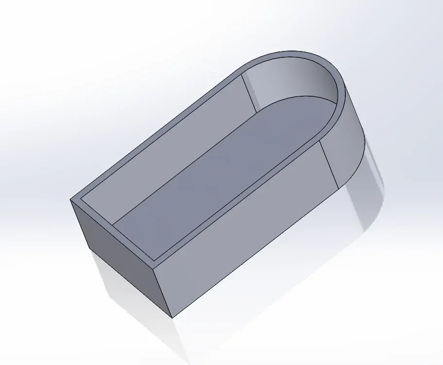 CAD geometry for an epoxy resin RTV mold