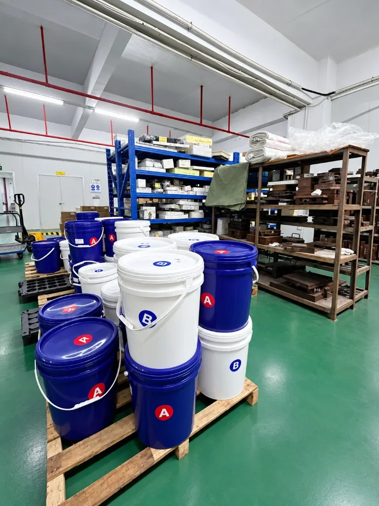 LSR A/B drums on pallets at WYD Bao'an