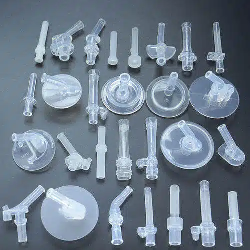 Molded medical-adjacent part